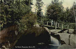 The Basin Franconia Notch, NH Postcard Postcard