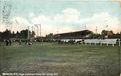 Stage And Grand Stand, Cold Spring Park Rochester, NH Postcard Postcard