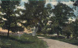 On The Sanborn Road Tilton, NH Postcard Postcard