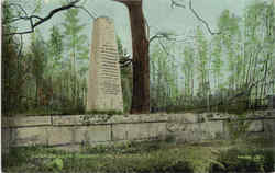 Indian Massacre Monument Postcard