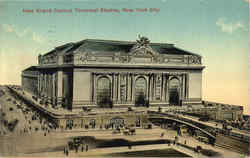 New Grand Central Terminal Station Postcard