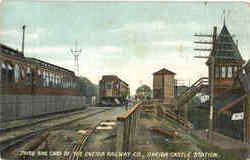 Third Rail Cars Of The Oneida Railway Co Postcard