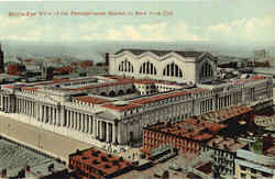 Bird's Eye View Of The Pennsylvania Station Postcard