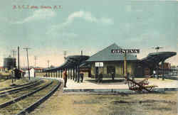 N. Y. C. Station Geneva, NY Postcard Postcard