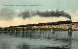 Boston & Maine Railway Bridge Mechanicville, NY Postcard Postcard