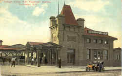 Lehigh Valley R.R. Passenger Station Postcard