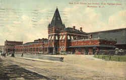 New York Central And Hudson River Railroad Depot Postcard