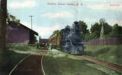 Railroad Station Postcard