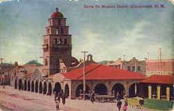 Santa Fe Mission Depot Postcard
