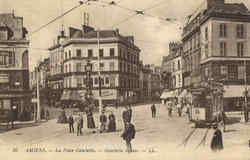 anceGambetta Square Amiens, France Postcard 