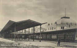 Gare Des Chemins De Fer Orientaux De Constantinople Postcard