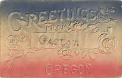 Greetings From Gaston Postcard