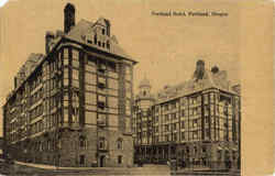 Portland Hotel Oregon Postcard Postcard