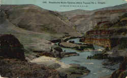 Deschutes River Canyon Above Tunnel No. 2 Scenic, OR Postcard Postcard
