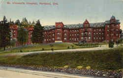 St. Vincent Hospital Postcard
