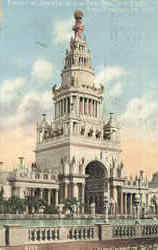 Tower Of Jewels At The Pan. Pac. Int. Expo Postcard