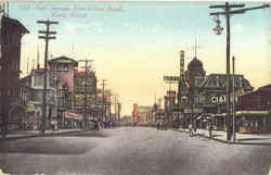 Surf Avenue From Culver Depot Coney Island, NY Postcard Postcard