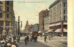 Main Street Looking West Postcard