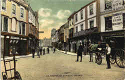 St. Nicholas Street Scene Truro, England Cornwall Postcard Postcard