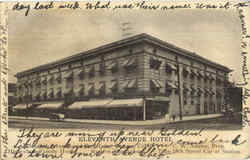 Eleventh Avenue Hotel, Eleventh Avenue and Broadway Postcard