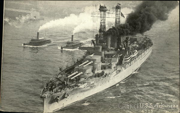 U.S.S. Arkansas Battleships