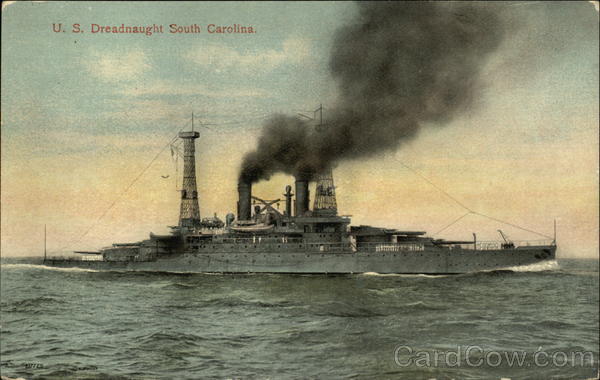 US Dreadnaught South Carolina Battleships