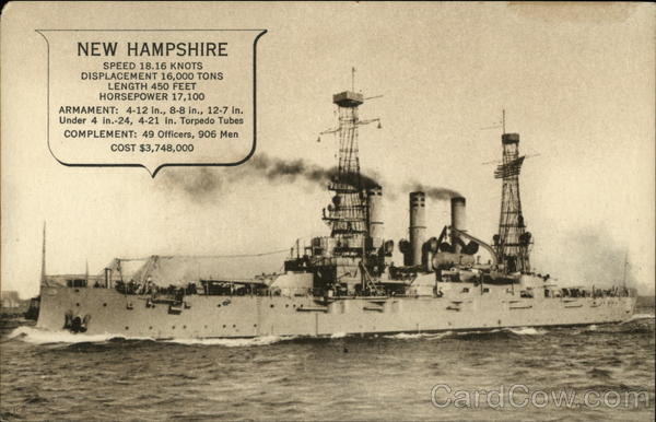 USS New Hampshire Battleships