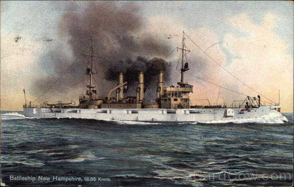 Battleship New Hampshire, 18.86 Knots Battleships