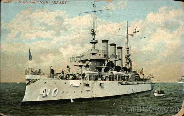 Battleship New Jersey on the Water Battleships