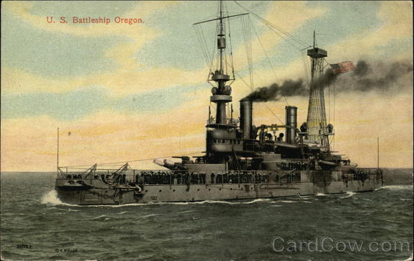 US Battleship Oregon Battleships