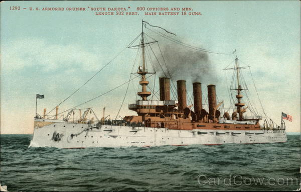 U.S. Armored Cruiser South Dakota Ships