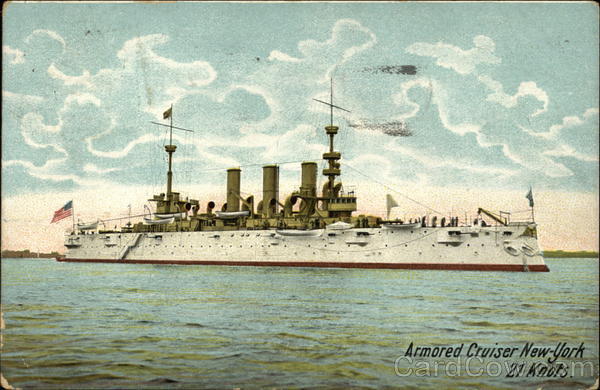 Armored Cruiser New York, 21 Knots Ships