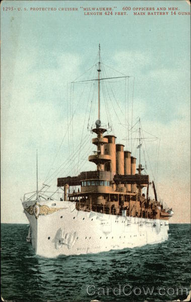 US Protected Cruiser Milwaukee Ships