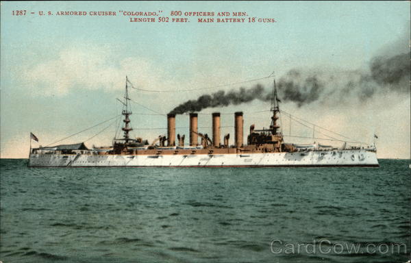 U.S. Armored Cruiser Colorado Ships