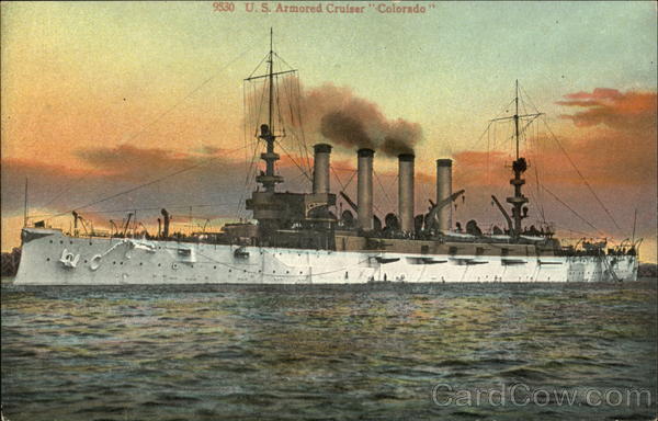 US Armored Cruiser Colorado Ships