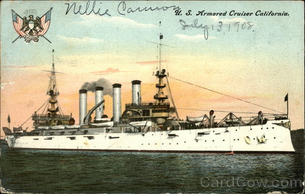 U.S. Armored Cruiser California Ships