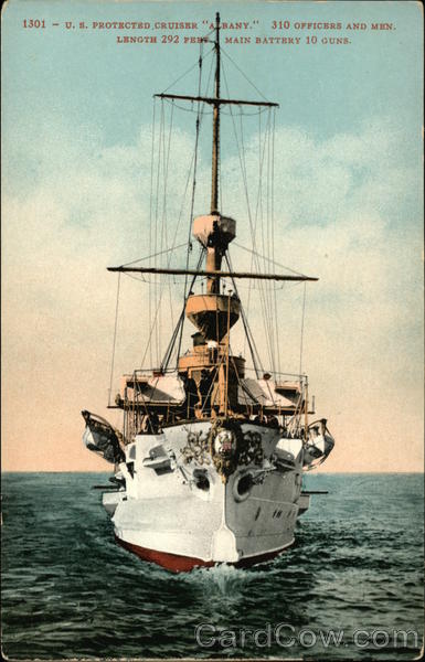 US Protected Cruiser Albany Ships