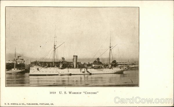 US Warship Concord Ships