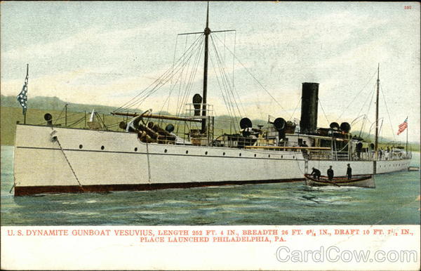 U.S. Dynamite Gunboat Vesuvius Ships