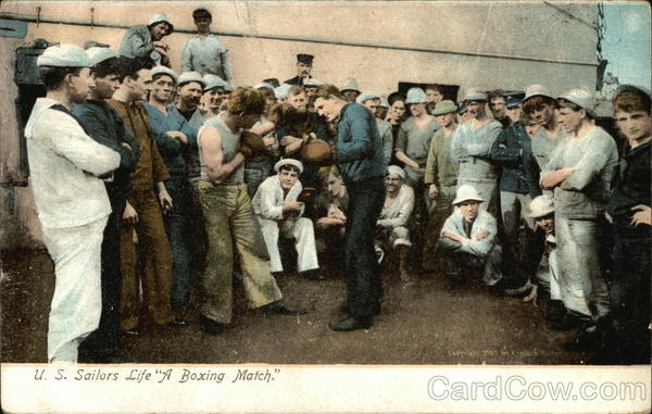 U.S. Sailors Life A Boxing Match Navy