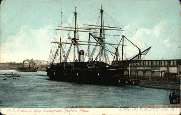 U.S. Training Ship Enterprise, Boston, Mass Ships