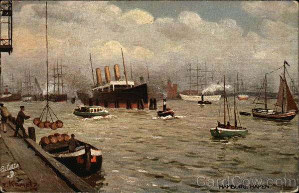 Hamburg Haven, Germany Boats, Ships