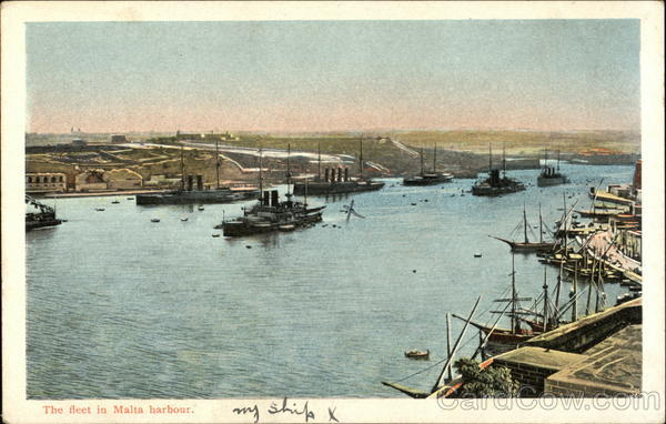 The Fleet in Malta Harbour Boats, Ships