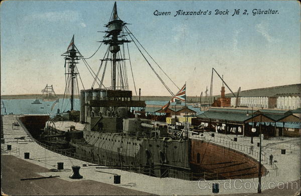 Queen Alexandra's Dock No. 2, Gibraltar Boats, Ships