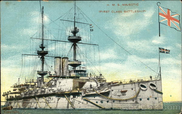 H.M.S. Majestic, First Class Battleship Boats, Ships