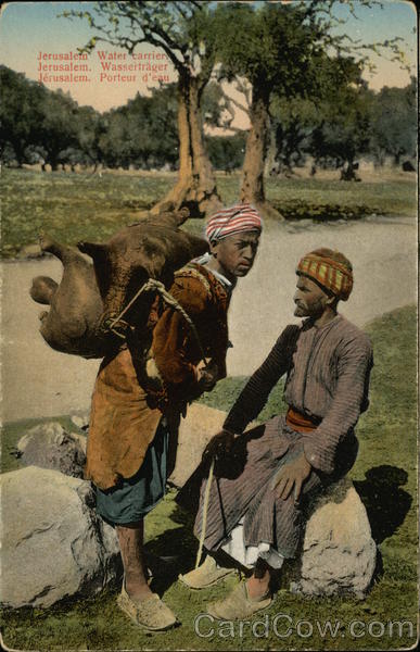 Water Carrier Jerusalem Israel