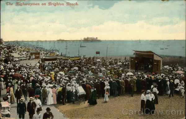 The Highwaymen on Brighton Beach England Sussex
