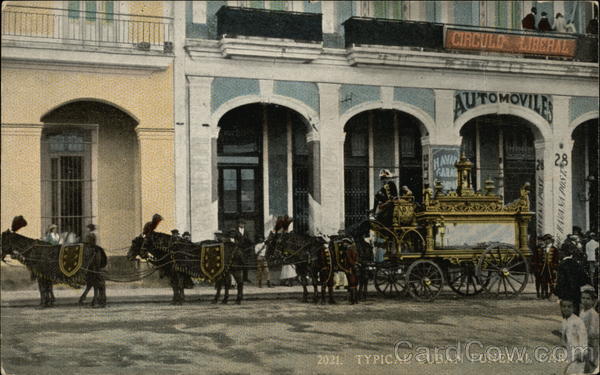 Typical Cuban Funeral Car