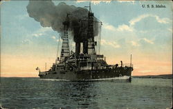 USS Idaho Postcard