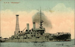 USS Mississippi Postcard